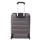 Aerolite (55x40x20cm) Ryanair (Priority) Maximum Allowance 40L Lightweight Hard Shell Carry On Hand Cabin Luggage Suitcase with 2 Smooth Rollerblade Wheels, Built-in TSA Lock - Charcoal