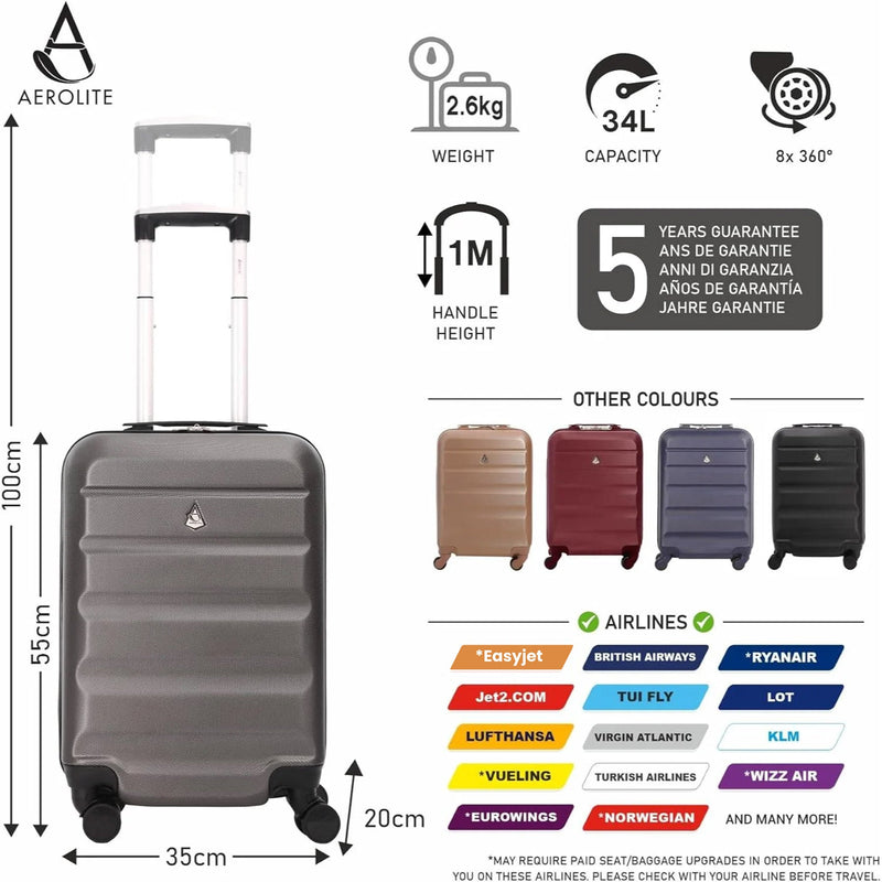 Aerolite Luggage Buy in Bulk Wholesale Direct From The Manufacturer USB International Ltd