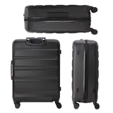 Aerolite 29" Large Lightweight Hard Shell Luggage Suitcase Spinner Suitcase with 8 Wheels, (79x58x31cm), 127L (Black)