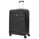 Aerolite 29" Large Lightweight Hard Shell Luggage Suitcase Spinner Suitcase with 8 Wheels, (79x58x31cm), 127L (Black)