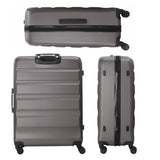 Aerolite 29" Large Lightweight Hard Shell Luggage Suitcase Spinner Suitcase with 8 Wheels, (79x58x31cm), 127L (Charcoal)