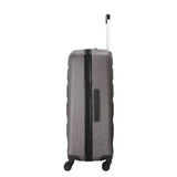 Aerolite Hard Shell 3 Piece Lightweight Suitcase Complete Luggage Set (Cabin 21" + Medium 25"+ Large 29" Hold Luggage Suitcase) Charcoal