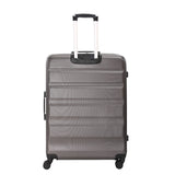 Aerolite ABS Hard Shell 3 Piece Suitcase Luggage Set - 2 x 21" Hand Cabin Luggage + 1 x Large 29" Hold Check in Luggage Suitcase Charcoal