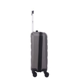 Aerolite (55x40x20cm) Ryanair Maximum Allowance (Priority) 40L Lightweight Hard Shell Carry On Cabin Suitcase with 4 Wheels - Also Approved for easyJet Plus, British Airways, Charcoal