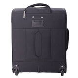 Aerolite 56x45x25cm Easyjet Large Cabin, British Airways Jet2 Maximum Allowance Lightweight 2 Wheel Carry On Hand Cabin Luggage Bag Suitcase 56x45x25 with TSA Approved Lock Black