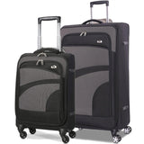 Aerolite Super Lightweight 4 Wheels Soft Shell Cabin & Hold Luggage, Cabin Size Approved for Ryanair (Priority), easyJet (Plus/Large Cabin), British Airways, Delta, Lufthansa, (Cabin 21", Medium 26", Large 30")