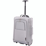 5 Cities 21" (55x35x20cm) Lightweight Cabin Hand Luggage Trolley, Fits easyJet(Plus/Flexi/Large Cabin), Ryanair (Priority) Cabin Restrictions, 2 Years Of Warranty (Orange, Mint, Grey)