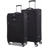 Aerolite Reinforced Super Strong and Light 4 Wheel Lightweight Medium & Hold Check in Luggage Suitcase, Double-Tube Retractable Trolley Handle, 10 Year Guarantee