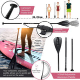 AQUA SPIRIT Splash iSUP 9’ long Inflatable Stand up Paddle Board for Beginners/Intermediate with Backpack, Leash, Paddle, Changing Mat & Waterproof Phone Case