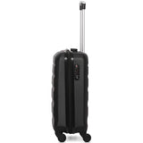 Aerolite Hard Shell Suitcase Luggage Group Travel Bundle - 2 x 21 Cabin Hand Luggage + 1 x Large 29" Hold Luggage Suitcase (3 Piece Luggage Set) - Black