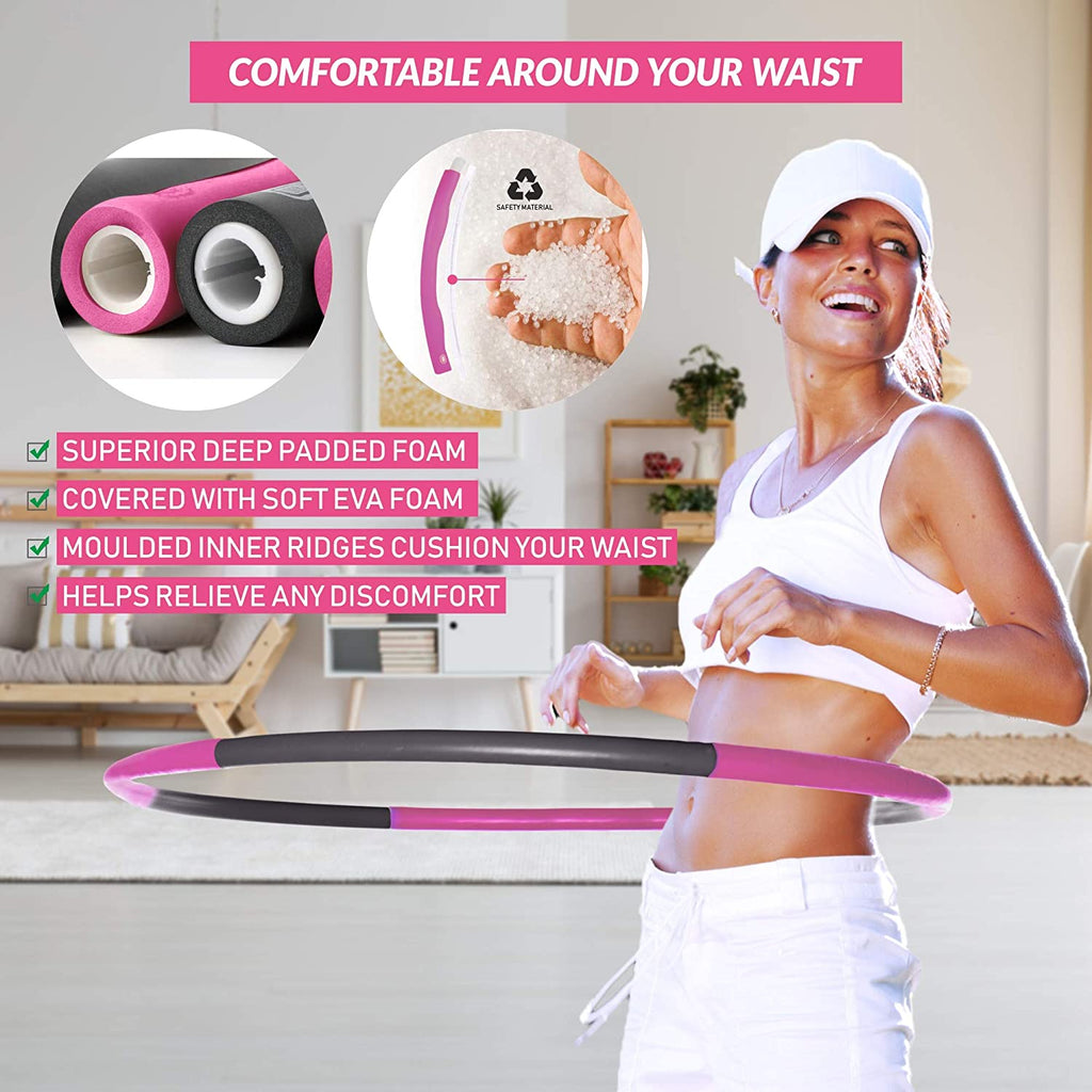 Smart Weighted Hula Hoop Fitness for Exercise Adult, Adjust The